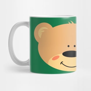 Teddy bear with golden Earring Mug